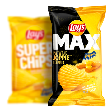 Lay's Max Ribbel Chips Patatje Joppie 185gr