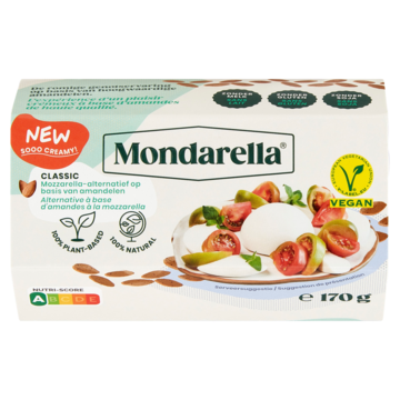Mondarella Classic Mozzarella-Alternatief op Basis van Amandelen 170g