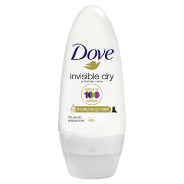 Dove Anti-Transpirant Deodorant Roller Invisible Dry 6 x 50ml