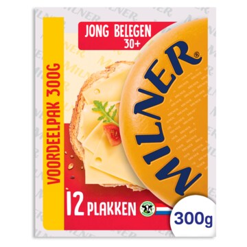 Milner 30 Jong Belegen Voordeel Kaas Plakken 300g