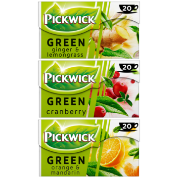 Sociale wetenschappen creëren Bezwaar Pickwick Groene Thee 3 x 20 Stuks bestellen? - Fris, sap, koffie, thee —  Jumbo Supermarkten