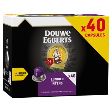 Veronderstelling hoorbaar Distributie Douwe Egberts Lungo Intens Koffiecups Familiepak 40 Stuks bestellen? -  Fris, sap, koffie, thee — Jumbo Supermarkten