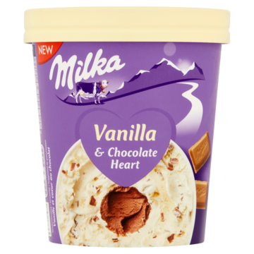 Milka Vanilla & Chocolate Heart 480ml