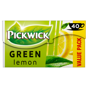Pickwick Lemon Groene Thee Voordeelpak 40 Stuks