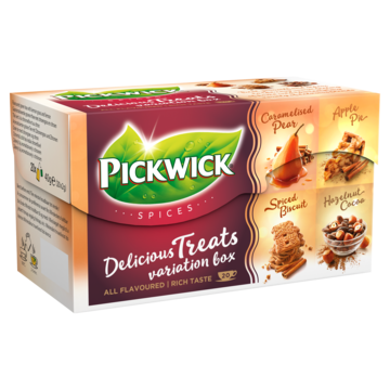 Pickwick Delicious Treats Variatiebox Zwarte Thee 20 Stuks