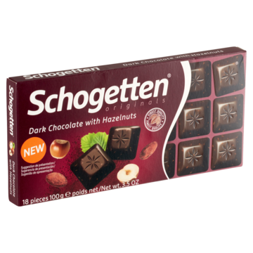 Schogetten Dark Chocolate with Hazelnuts 100g