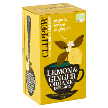 Clipper Lemon & Ginger Organic Infusion 20 Stuks