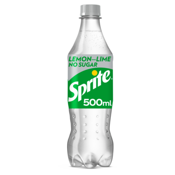 Sprite Lemon-Lime No Sugar PET Fles  500ml