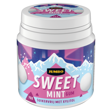 Jumbo Sweet Mint Gum 105g