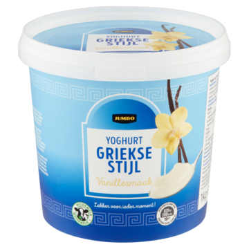Jumbo Yoghurt Griekse Stijl Vanillesmaak 1kg