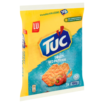 LU TUC Crackers Sweet Red Paprika 3 x 100g