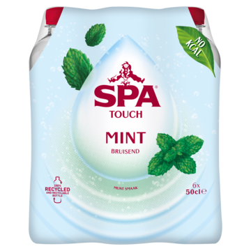 Spa TOUCH Bruisend Mint 6 x 50cl
