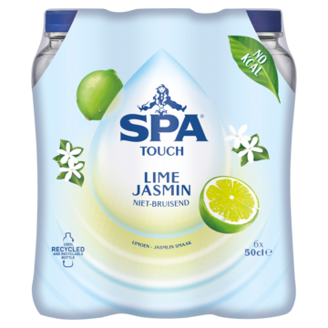 SPA TOUCH Niet-Bruisend Lime - Jasmin 6 x 50cl