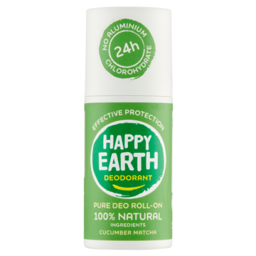 Happy Earth Pure Deo Roll-On Cucumber Matcha 75ml
