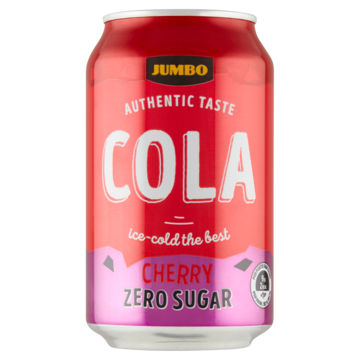 Jumbo Cola Cherry Zero Sugar - Blik - 330ML