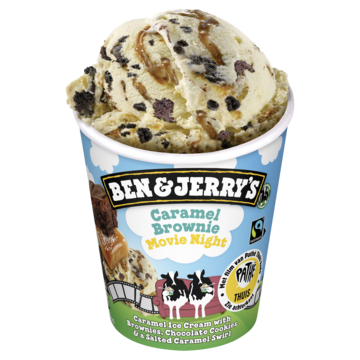 Ben & Jerry's IJs Caramel Brownie Movie Night Dessert 465ml