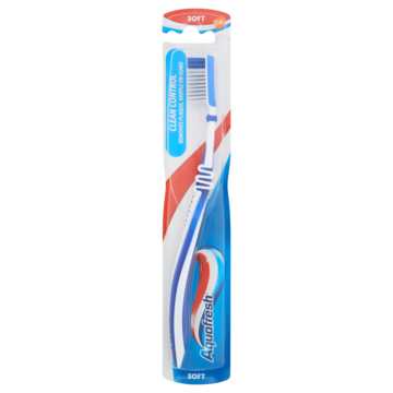 Aquafresh Clean Control Soft Tandenborstel 1 Stuk