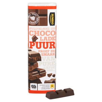 Jumbo Puur Chocolade Reep 200g