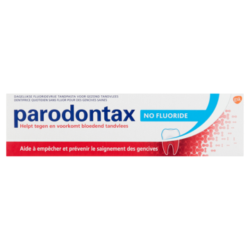 Parodontax No Fluoride fluoridevrije tandpasta tegen bloedend tandvlees bestellen? - Drogisterij — Jumbo Supermarkten