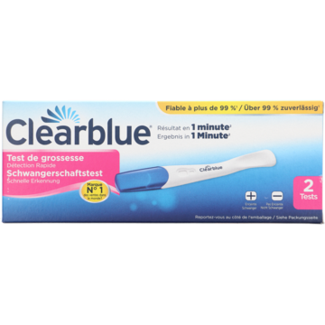 Clearblue - Zwangerschapstest snelle detectie, 2 stuks
