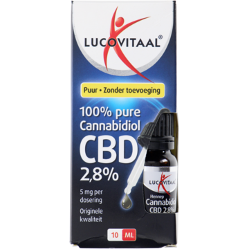 Lucovitaal - Cannabidiol CBD 2,8% olie 10ml