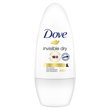 Dove Anti-Transpirant Deodorant Roller Invisible Dry 50ml