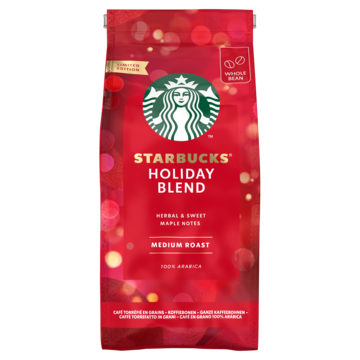 Starbucks Holiday Blend Medium Roast Koffiebonen Limited Edition 190g