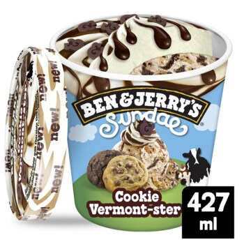 Ben & Jerry's Ijs Toetje Cookie Vermont-ster Sundae 427ml