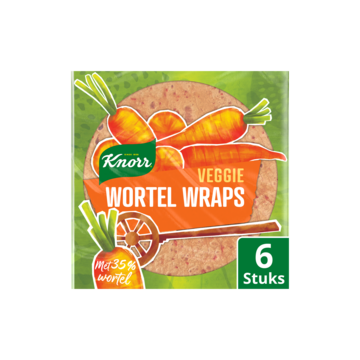 Knorr Groente Wrap Wortel 6 stuks