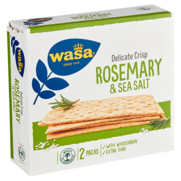 Wasa Delicate Crisp Rosemary & Sea Salt 190g