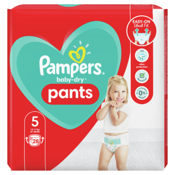 ontgrendelen Bounty maak een foto Pampers Baby-Dry Pants Maat 5, 28 Luierbroekjes, 12kg-17kg bestellen? -  Baby, peuter — Jumbo Supermarkten