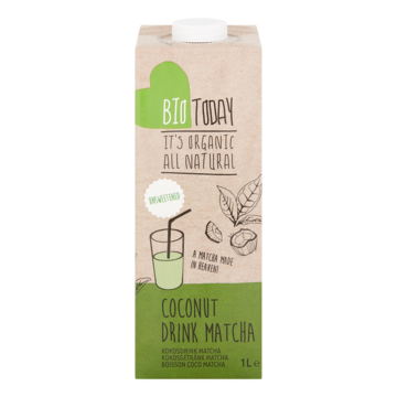 Bio Today Kokosdrink Matcha 1L