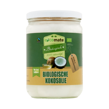 Cocomate Biologische Kokosolie 500ml
