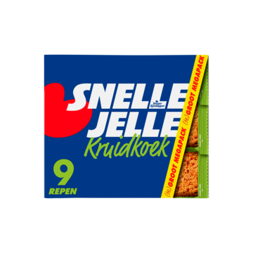 Snelle Jelle Kruidkoek Naturel Mega 9 Repen