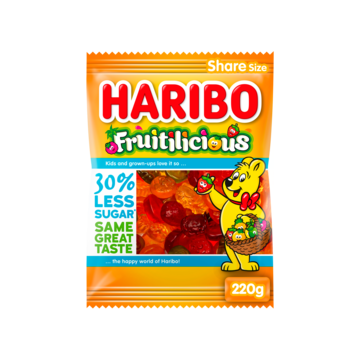 Haribo Fruitilicious Share Size 220g