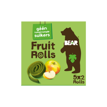 BEAR Fruit Rolls appel 5 x 2 stuks