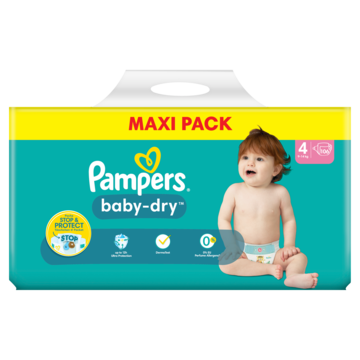 Beschaven genoeg hel Pampers Baby-Dry Maat 4, 106 Luiers bestellen? - Baby, peuter — Jumbo  Supermarkten