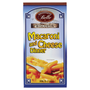 Mississippi Belle Wisconsin Macaroni and Cheese Dinner 206g