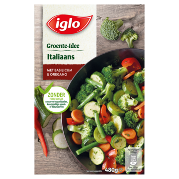 Iglo Groente Idee Italiaans 480g Bestellen Diepvries Jumbo Supermarkten