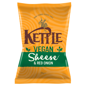 Kettle Vegan Sheese & Red Onion 135g