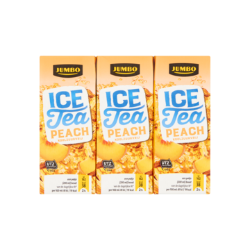 Jumbo Ice Tea Peach Koolzuurvrij 6 x 200ml