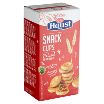 Haust Snack Cups Naturel Rond 130g