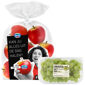 Kanzi Appels en Witte Druiven Pitloos