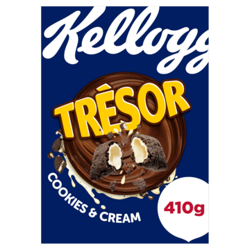 Kelloggapos s Tresor Cookies Cream Flavour ontbijtgranen 410g