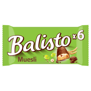 Balisto Muesli Melk chocolade reep multipack uitdeelverpakking