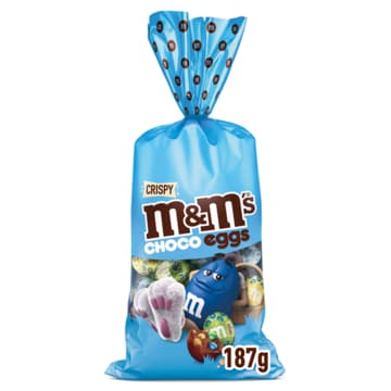 M&M'S Melk chocolade Crispy pasen paaseitjes zak