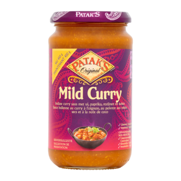 Chinese kool geestelijke gezondheid calorie Patak's Original Mild Curry 450g bestellen? - Koken, soepen, maaltijden —  Jumbo Supermarkten