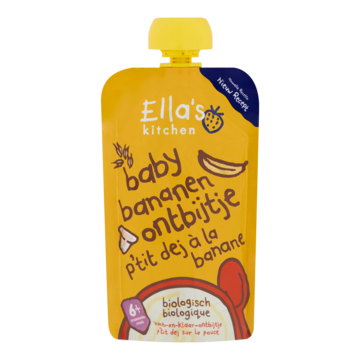 Ella's Kitchen Baby Bananen Ontbijtje Biologisch 6+ Maanden 100g