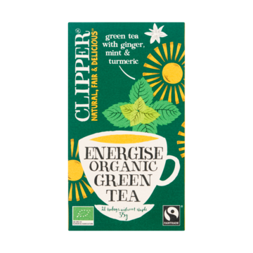 Clipper Energise Organic Green Tea 20 Stuks