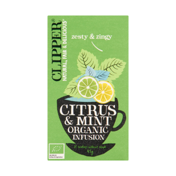 Clipper Citrus & Mint Organic Infusion 20 Stuks